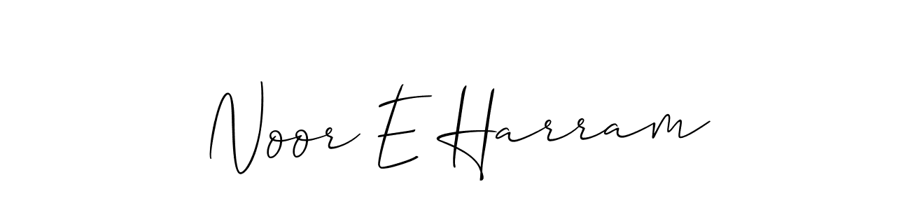 Also we have Noor E Harram name is the best signature style. Create professional handwritten signature collection using Allison_Script autograph style. Noor E Harram signature style 2 images and pictures png