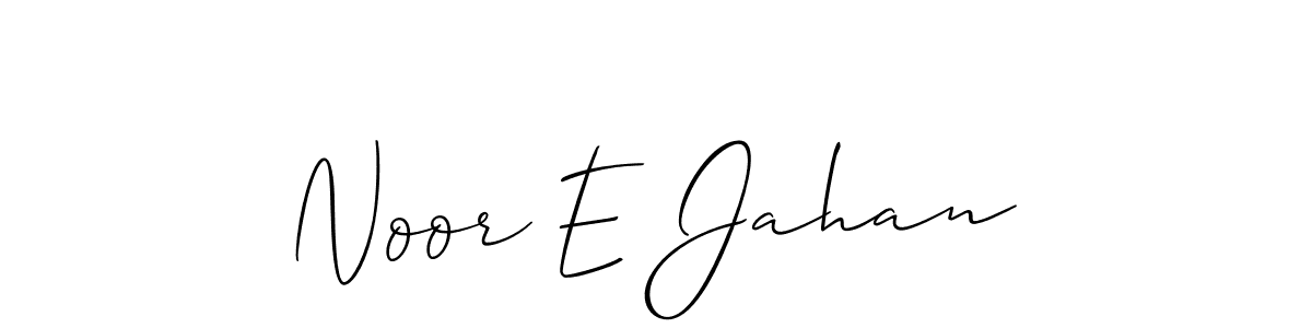 Also You can easily find your signature by using the search form. We will create Noor E Jahan name handwritten signature images for you free of cost using Allison_Script sign style. Noor E Jahan signature style 2 images and pictures png