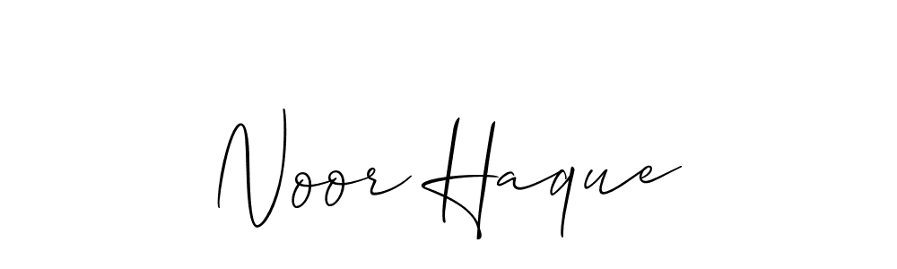 It looks lik you need a new signature style for name Noor Haque. Design unique handwritten (Allison_Script) signature with our free signature maker in just a few clicks. Noor Haque signature style 2 images and pictures png