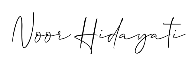 Transform the name Noor Hidayati into a signature masterpiece using Allison_Script font. Ideal for photographers, artists, and creators looking for watermarks. Noor Hidayati signature style 2 images and pictures png