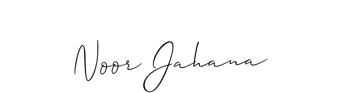 Best and Professional Signature Style for Noor Jahana. Allison_Script Best Signature Style Collection. Noor Jahana signature style 2 images and pictures png
