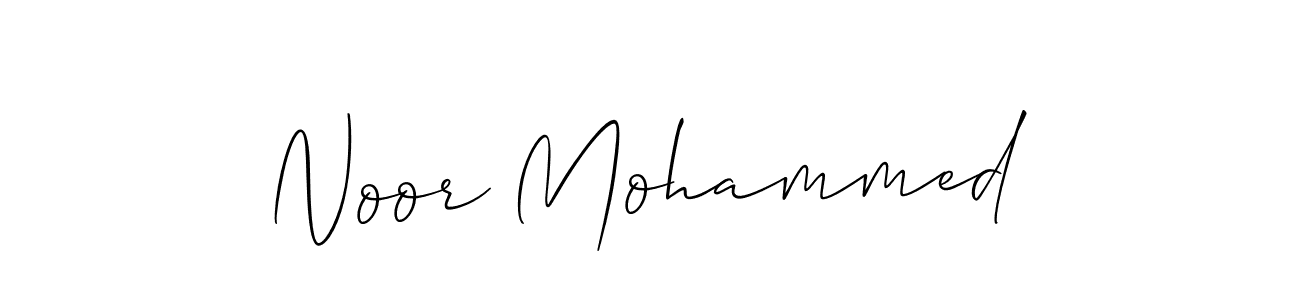 Noor Mohammed stylish signature style. Best Handwritten Sign (Allison_Script) for my name. Handwritten Signature Collection Ideas for my name Noor Mohammed. Noor Mohammed signature style 2 images and pictures png