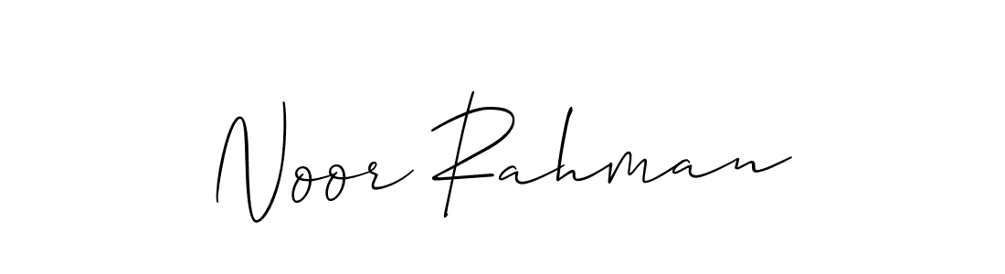 You should practise on your own different ways (Allison_Script) to write your name (Noor Rahman) in signature. don't let someone else do it for you. Noor Rahman signature style 2 images and pictures png