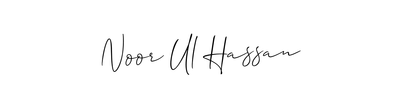 Also You can easily find your signature by using the search form. We will create Noor Ul Hassan name handwritten signature images for you free of cost using Allison_Script sign style. Noor Ul Hassan signature style 2 images and pictures png