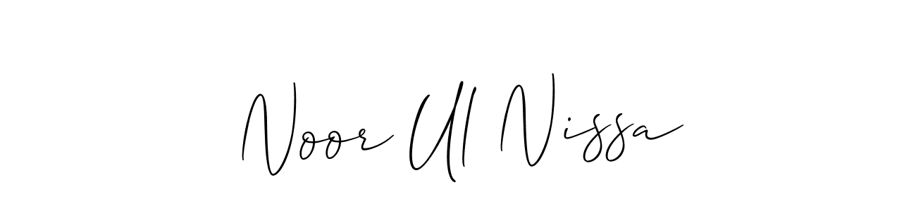 Make a beautiful signature design for name Noor Ul Nissa. Use this online signature maker to create a handwritten signature for free. Noor Ul Nissa signature style 2 images and pictures png