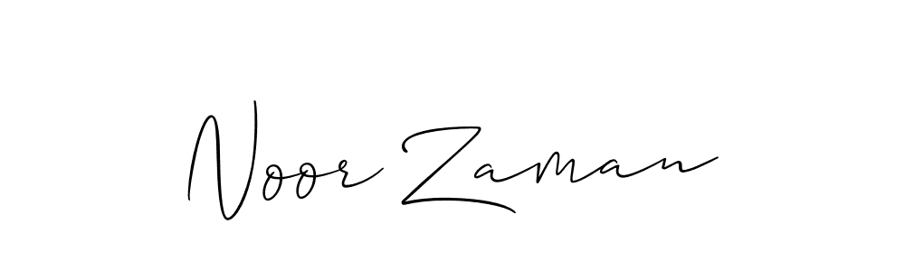 Also we have Noor Zaman name is the best signature style. Create professional handwritten signature collection using Allison_Script autograph style. Noor Zaman signature style 2 images and pictures png