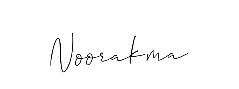 It looks lik you need a new signature style for name Noorakma. Design unique handwritten (Allison_Script) signature with our free signature maker in just a few clicks. Noorakma signature style 2 images and pictures png