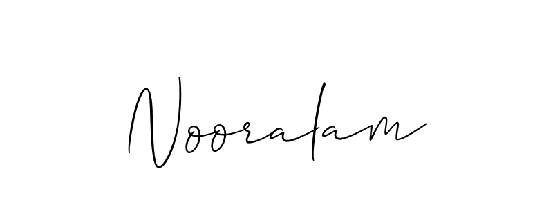 Best and Professional Signature Style for Nooralam. Allison_Script Best Signature Style Collection. Nooralam signature style 2 images and pictures png