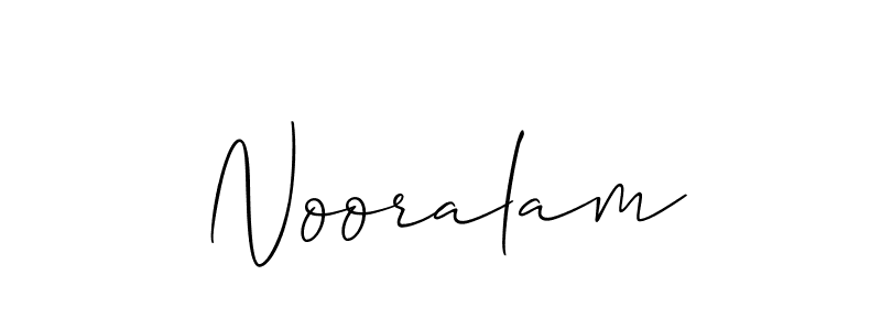 Similarly Allison_Script is the best handwritten signature design. Signature creator online .You can use it as an online autograph creator for name Nooralam. Nooralam signature style 2 images and pictures png