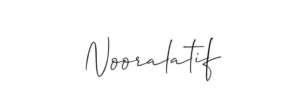 See photos of Nooralatif official signature by Spectra . Check more albums & portfolios. Read reviews & check more about Allison_Script font. Nooralatif signature style 2 images and pictures png