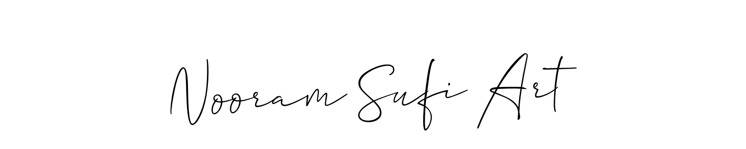 Best and Professional Signature Style for Nooram Sufi Art. Allison_Script Best Signature Style Collection. Nooram Sufi Art signature style 2 images and pictures png