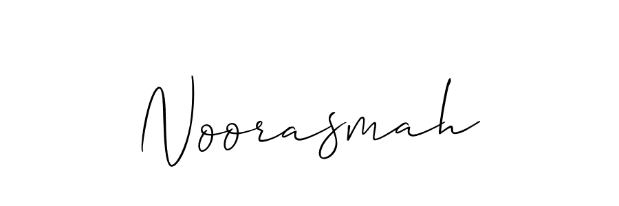 Make a beautiful signature design for name Noorasmah. Use this online signature maker to create a handwritten signature for free. Noorasmah signature style 2 images and pictures png