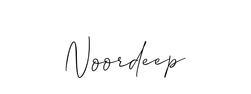 Best and Professional Signature Style for Noordeep. Allison_Script Best Signature Style Collection. Noordeep signature style 2 images and pictures png