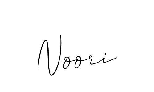 Create a beautiful signature design for name Noori. With this signature (Allison_Script) fonts, you can make a handwritten signature for free. Noori signature style 2 images and pictures png