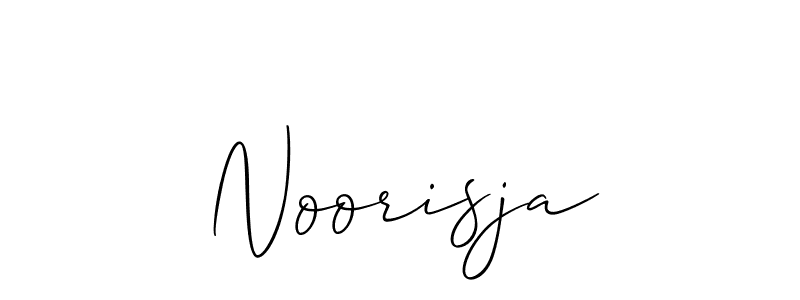 Best and Professional Signature Style for Noorisja. Allison_Script Best Signature Style Collection. Noorisja signature style 2 images and pictures png