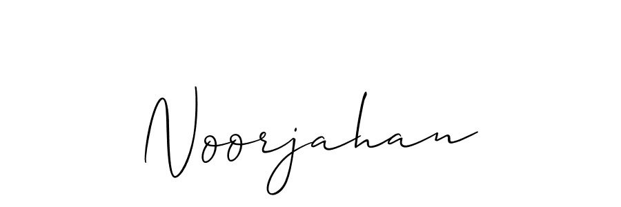 It looks lik you need a new signature style for name Noorjahan. Design unique handwritten (Allison_Script) signature with our free signature maker in just a few clicks. Noorjahan signature style 2 images and pictures png