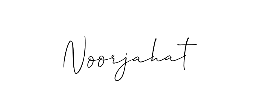 Noorjahat stylish signature style. Best Handwritten Sign (Allison_Script) for my name. Handwritten Signature Collection Ideas for my name Noorjahat. Noorjahat signature style 2 images and pictures png