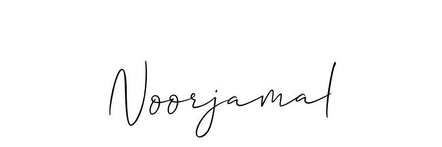 How to Draw Noorjamal signature style? Allison_Script is a latest design signature styles for name Noorjamal. Noorjamal signature style 2 images and pictures png