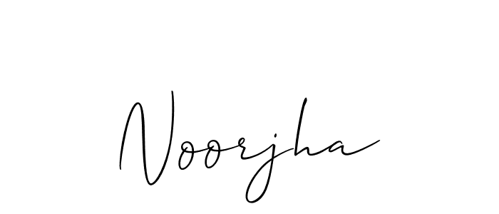 Also we have Noorjha name is the best signature style. Create professional handwritten signature collection using Allison_Script autograph style. Noorjha signature style 2 images and pictures png