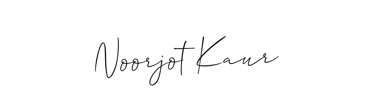 if you are searching for the best signature style for your name Noorjot Kaur. so please give up your signature search. here we have designed multiple signature styles  using Allison_Script. Noorjot Kaur signature style 2 images and pictures png