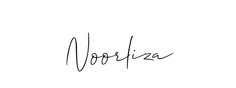 It looks lik you need a new signature style for name Noorliza. Design unique handwritten (Allison_Script) signature with our free signature maker in just a few clicks. Noorliza signature style 2 images and pictures png