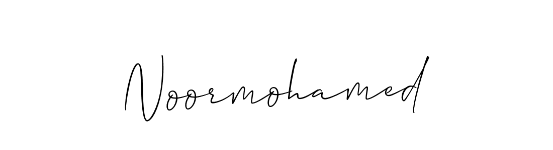 It looks lik you need a new signature style for name Noormohamed. Design unique handwritten (Allison_Script) signature with our free signature maker in just a few clicks. Noormohamed signature style 2 images and pictures png
