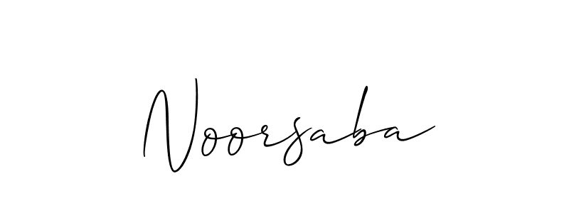 You can use this online signature creator to create a handwritten signature for the name Noorsaba. This is the best online autograph maker. Noorsaba signature style 2 images and pictures png