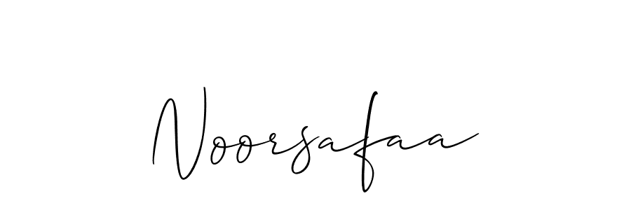 How to Draw Noorsafaa signature style? Allison_Script is a latest design signature styles for name Noorsafaa. Noorsafaa signature style 2 images and pictures png