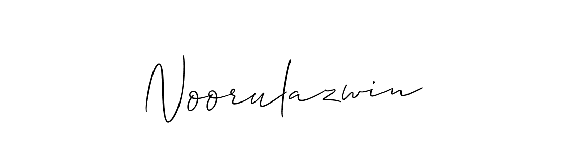 This is the best signature style for the Noorulazwin name. Also you like these signature font (Allison_Script). Mix name signature. Noorulazwin signature style 2 images and pictures png