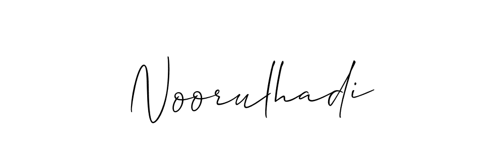 Also You can easily find your signature by using the search form. We will create Noorulhadi name handwritten signature images for you free of cost using Allison_Script sign style. Noorulhadi signature style 2 images and pictures png