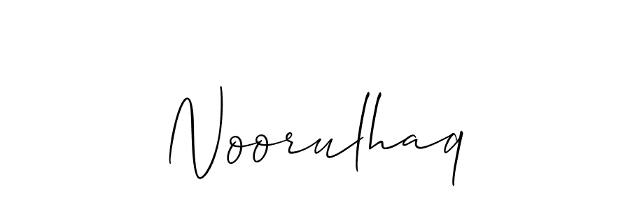 Also we have Noorulhaq name is the best signature style. Create professional handwritten signature collection using Allison_Script autograph style. Noorulhaq signature style 2 images and pictures png