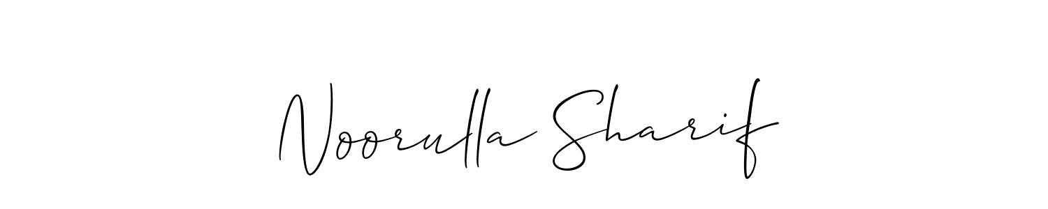 You should practise on your own different ways (Allison_Script) to write your name (Noorulla Sharif) in signature. don't let someone else do it for you. Noorulla Sharif signature style 2 images and pictures png