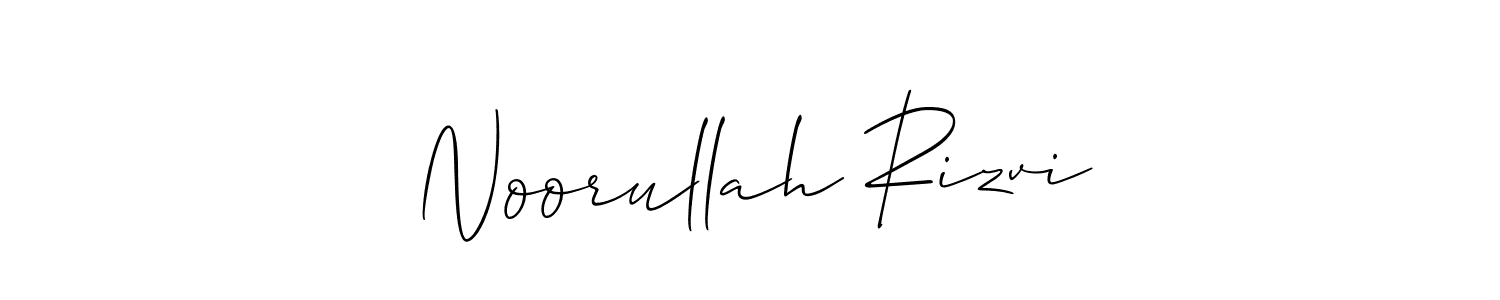 Also we have Noorullah Rizvi name is the best signature style. Create professional handwritten signature collection using Allison_Script autograph style. Noorullah Rizvi signature style 2 images and pictures png