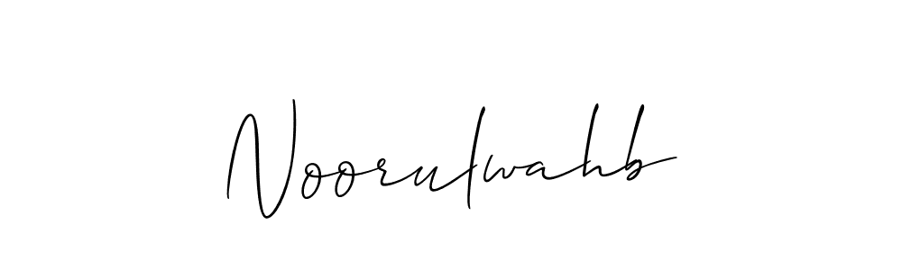 This is the best signature style for the Noorulwahb name. Also you like these signature font (Allison_Script). Mix name signature. Noorulwahb signature style 2 images and pictures png