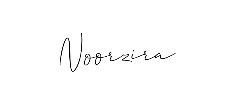 You should practise on your own different ways (Allison_Script) to write your name (Noorzira) in signature. don't let someone else do it for you. Noorzira signature style 2 images and pictures png