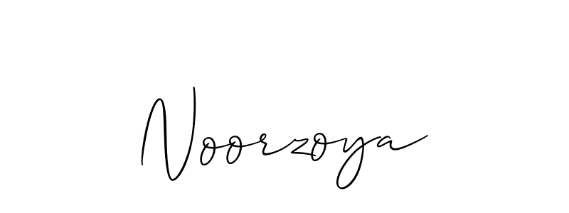 Best and Professional Signature Style for Noorzoya. Allison_Script Best Signature Style Collection. Noorzoya signature style 2 images and pictures png