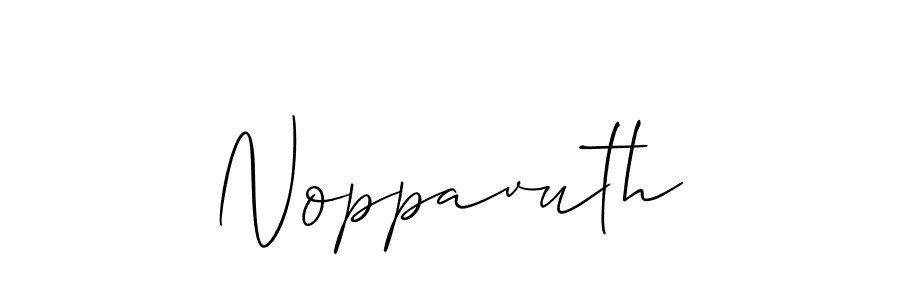 Also we have Noppavuth name is the best signature style. Create professional handwritten signature collection using Allison_Script autograph style. Noppavuth signature style 2 images and pictures png