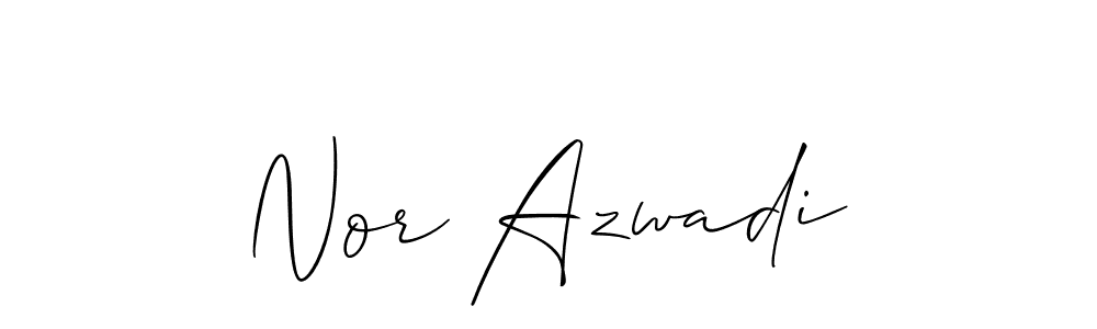 Make a short Nor Azwadi signature style. Manage your documents anywhere anytime using Allison_Script. Create and add eSignatures, submit forms, share and send files easily. Nor Azwadi signature style 2 images and pictures png