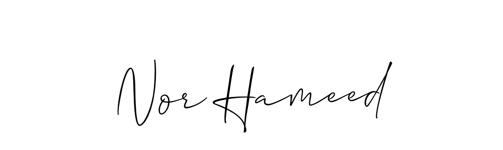 Make a beautiful signature design for name Nor Hameed. Use this online signature maker to create a handwritten signature for free. Nor Hameed signature style 2 images and pictures png