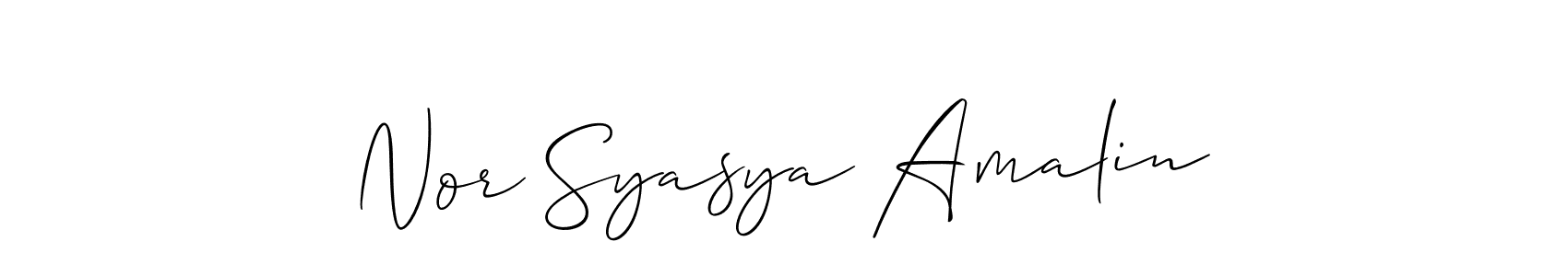 See photos of Nor Syasya Amalin official signature by Spectra . Check more albums & portfolios. Read reviews & check more about Allison_Script font. Nor Syasya Amalin signature style 2 images and pictures png