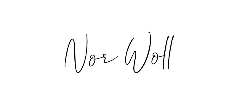 if you are searching for the best signature style for your name Nor Woll. so please give up your signature search. here we have designed multiple signature styles  using Allison_Script. Nor Woll signature style 2 images and pictures png