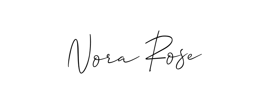 You should practise on your own different ways (Allison_Script) to write your name (Nora Rose) in signature. don't let someone else do it for you. Nora Rose signature style 2 images and pictures png