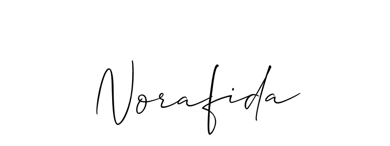 Also You can easily find your signature by using the search form. We will create Norafida name handwritten signature images for you free of cost using Allison_Script sign style. Norafida signature style 2 images and pictures png