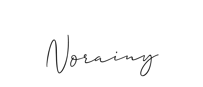 How to make Norainy signature? Allison_Script is a professional autograph style. Create handwritten signature for Norainy name. Norainy signature style 2 images and pictures png