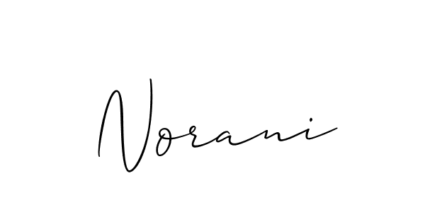 You should practise on your own different ways (Allison_Script) to write your name (Norani) in signature. don't let someone else do it for you. Norani signature style 2 images and pictures png