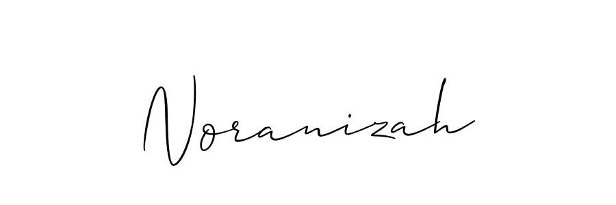 It looks lik you need a new signature style for name Noranizah. Design unique handwritten (Allison_Script) signature with our free signature maker in just a few clicks. Noranizah signature style 2 images and pictures png