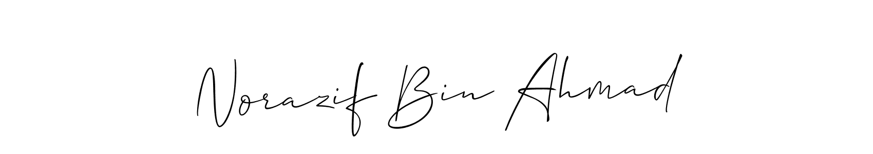 See photos of Norazif Bin Ahmad official signature by Spectra . Check more albums & portfolios. Read reviews & check more about Allison_Script font. Norazif Bin Ahmad signature style 2 images and pictures png