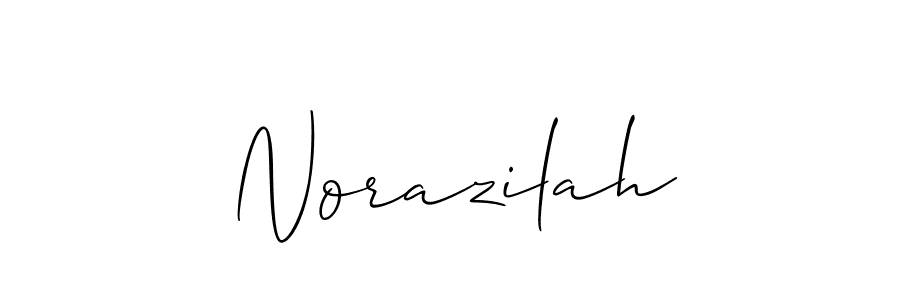 Also You can easily find your signature by using the search form. We will create Norazilah name handwritten signature images for you free of cost using Allison_Script sign style. Norazilah signature style 2 images and pictures png