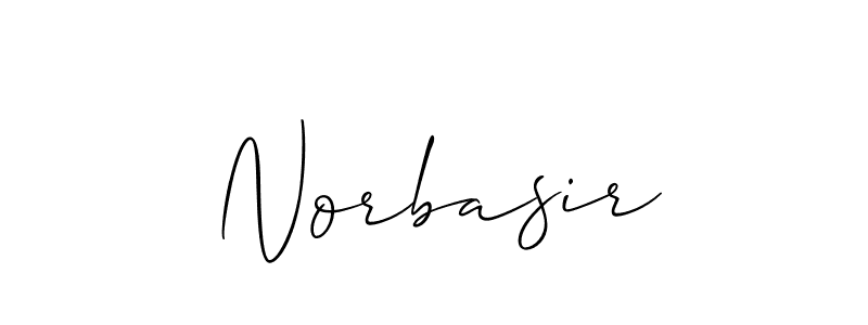 Make a beautiful signature design for name Norbasir. Use this online signature maker to create a handwritten signature for free. Norbasir signature style 2 images and pictures png