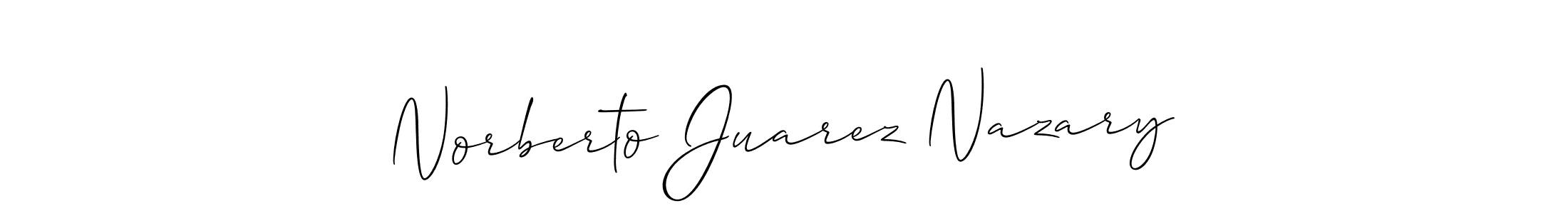 Also You can easily find your signature by using the search form. We will create Norberto Juarez Nazary name handwritten signature images for you free of cost using Allison_Script sign style. Norberto Juarez Nazary signature style 2 images and pictures png